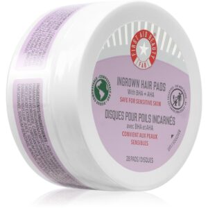 First Aid Beauty Ingrown Hair Pads tampoane exfoliante pentru fire de păr sub piele 28 buc-ro