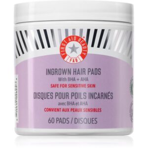First Aid Beauty Ingrown Hair Pads tampoane exfoliante pentru fire de păr sub piele 60 buc-ro
