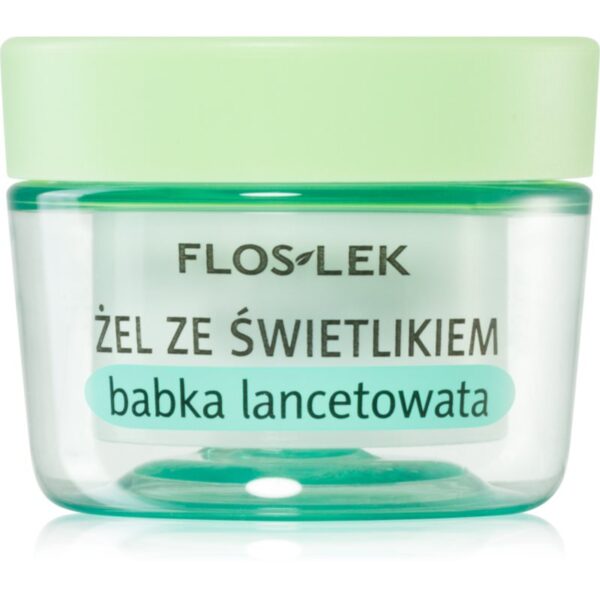 FlosLek Laboratorium Eye Care Gel pentru jurul ochilor cu patlagina si luminator medicale 10 g-ro