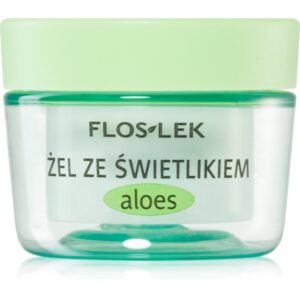 FlosLek Laboratorium Eye Care Gel pentru  jurul ochilor cu un luminator și aloe vera 10 g-ro