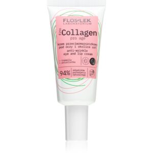 FlosLek Laboratorium Fito Collagen crema anti rid de zi si de noapte pentru conturul ochilor si buzelor 30 ml-Țena