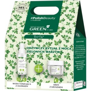 FlosLek Laboratorium GREEN for skin set cadou cu efect de nutritiv-ro