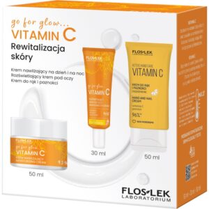 FlosLek Laboratorium Go For Glow Vitamin C set cadou cu efect revitalizant-Țena