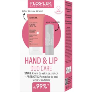 FlosLek Laboratorium Hand & Lip Duo Care Snail set cadou-ro