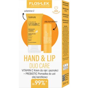 FlosLek Laboratorium Hand & Lip Duo Care Vitamin C set cadou-Țena