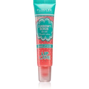 FlosLek Laboratorium Lip Care exfoliant din zahar de buze aroma Fertodi Rubina 14 g-ro
