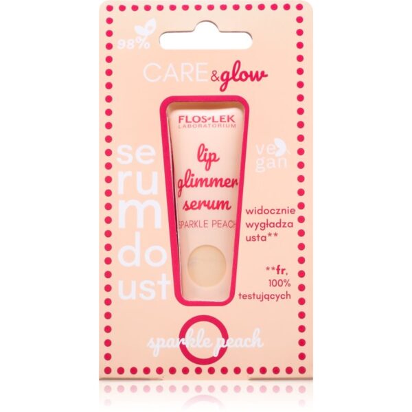 FlosLek Laboratorium Lip Glimmer Serum luciu de buze rezistent 14 g-Țena