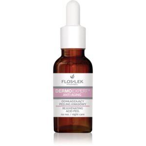 FlosLek Pharma DermoExpert Acid Peel cremă de noapte cu efect de întinerire 30 ml-Țena
