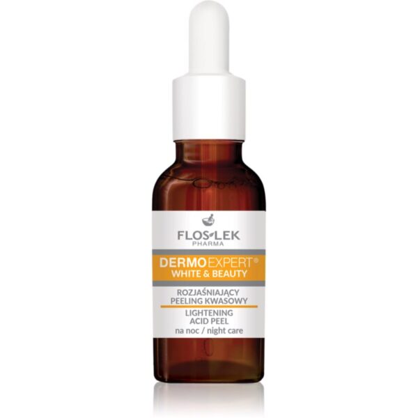 FlosLek Pharma DermoExpert Acid Peel iluminator îngrijire pe timpul nopții impotriva petelor 30 ml-ro