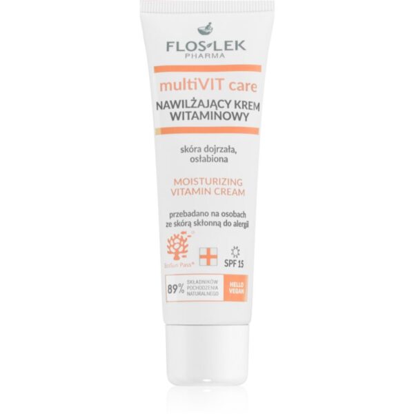 FlosLek Pharma Multivit Care cremă hidratantă cu vitamine 50 ml-Țena