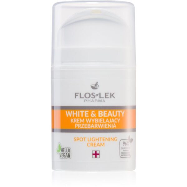 FlosLek Pharma White & Beauty crema cu efect de albire pentru tratament local 50 ml-ro