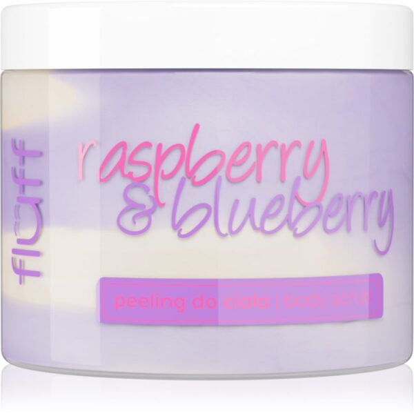 Fluff Blueberry & Raspberry exfoliant pentru corp 160 ml-Țena