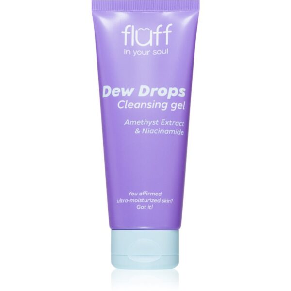 Fluff Dew Drops gel de curatare facial cu niacinamidă 100 ml-Țena