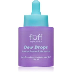 Fluff Dew Drops ser hidratant cu niacinamidă Amethyst Extract 30 ml-ro