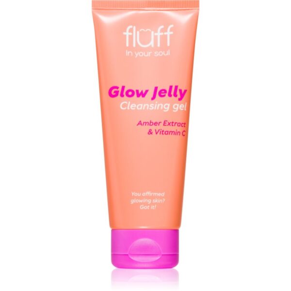 Fluff Glow Jelly gel de curatare facial cu vitamina C 100 ml-Țena