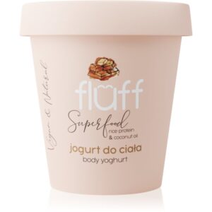 Fluff Superfood Chocolate iaurt de corp Rice Protein & Coconut Oil 180 ml-Țena