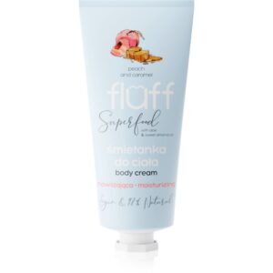 Fluff Superfood Peach & Caramel crema de corp hidratanta Aloe & Sweet Almond Oil 150 ml-Țena