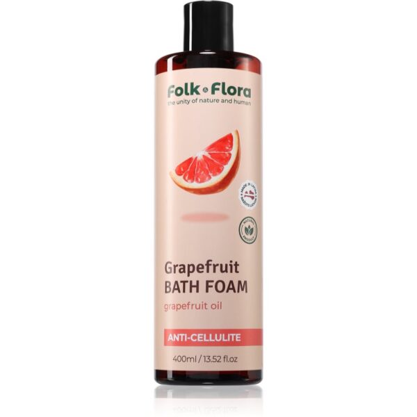 Folk & Flora Grapefruit spuma de baie 400 ml-Țena