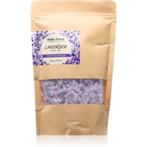 Folk & Flora Lavender sare de baie relaxantă 500 g-Țena