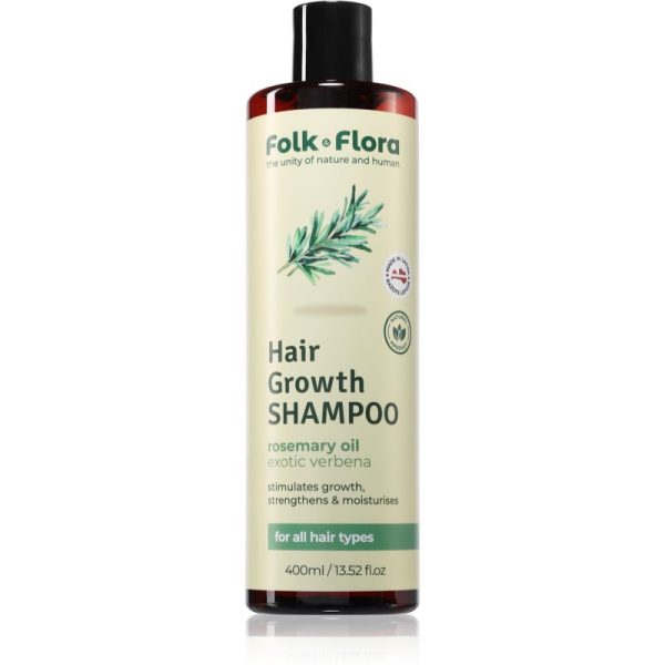 Folk & Flora Verbena sampon hidratant stimuleaza cresterea parului 400 ml-Țena