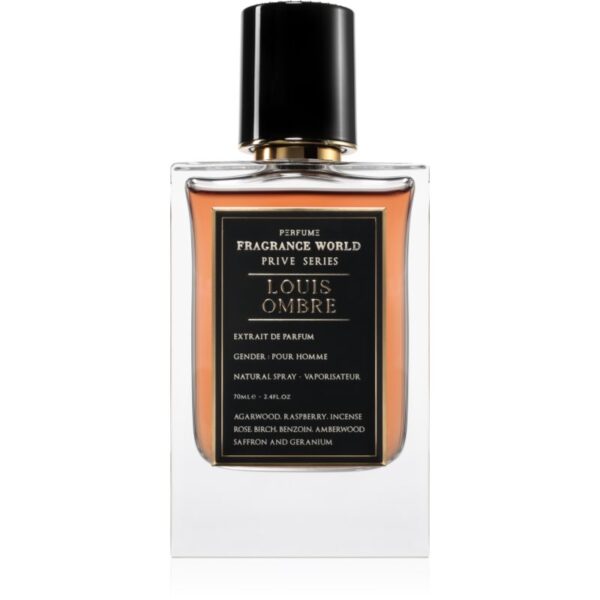 Fragrance World Prive Series Louis Ombre Eau de Parfum pentru bărbați 80 ml-ro