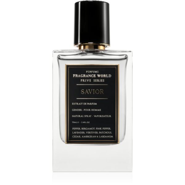 Fragrance World Prive Series Savior Eau de Parfum pentru bărbați 80 ml-ro