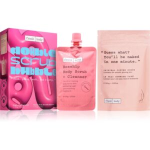 Frank Body Double Scrub Bubble set cadou pentru corp-Țena