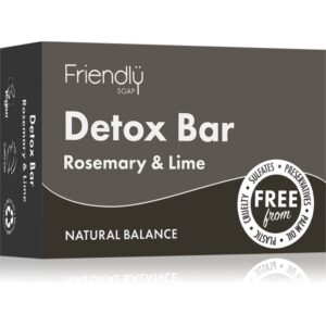 Friendly Soap Detox Bar Rosemary & Lime săpun natural 95 g-ro