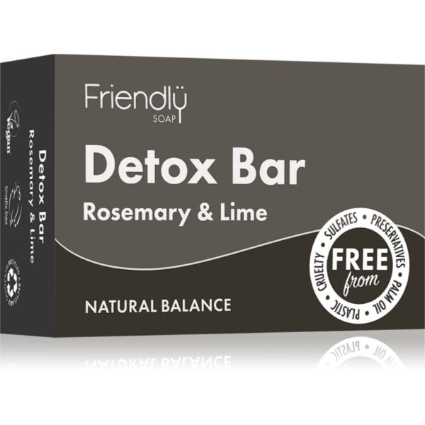Friendly Soap Detox Bar Rosemary & Lime săpun natural 95 g-ro