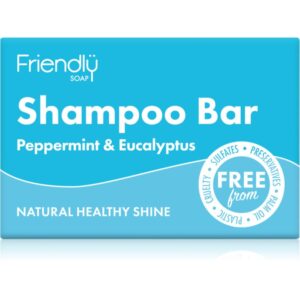 Friendly Soap Natural Shampoo Bar Peppermint & Eucalyptus săpun natural pentru păr 95 g-Țena