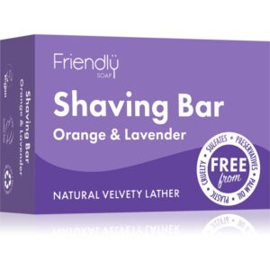 Friendly Soap Shaving Bar Orange & Lavender săpun natural pentru ras 95 g-ro