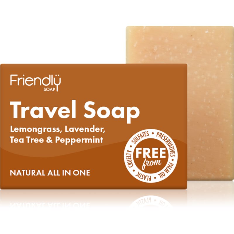 Friendly Soap Travel Soap Hair & Body săpun natural pentru corp si par 95 g-ro