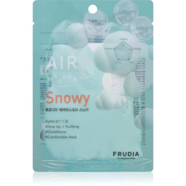 Frudia AIR Snowy masca pentru celule pentru uniformizarea nuantei tenului 25 ml-Țena