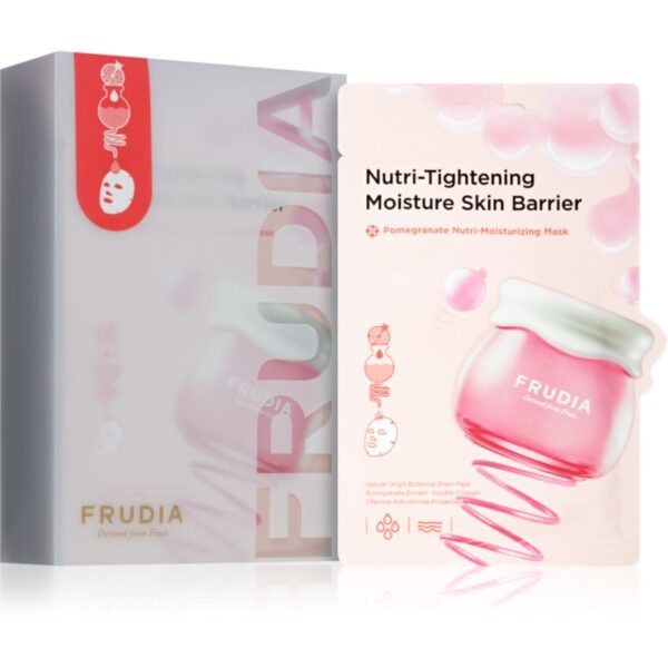 Frudia Pomegranate mască textilă pentru netezire mărește elasticitatea pielii 10x20 ml-ro