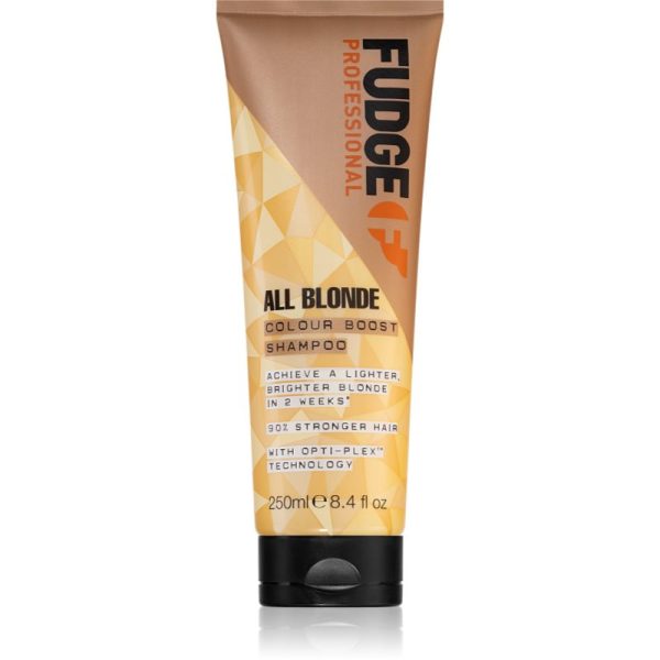Fudge All Blonde Colour Boost Shampoo șampon revitalizant pentru strălucirea părului slab pentru par blond 250 ml-ro