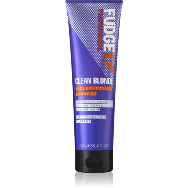 Fudge Care Clean Blonde sampon tonifiant cu violete pentru par blond 250 ml-ro