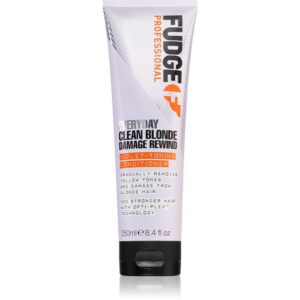 Fudge Everyday Clean Blonde Damage Rewind Conditioner Balsam pentru par normal. pentru parul blond cu suvite 250 ml-ro