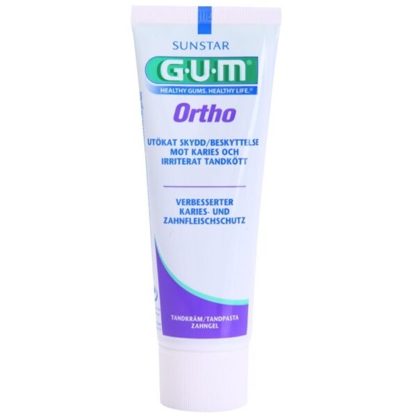 G.U.M Ortho pastă de dinți aparat dentar 75 ml-ro