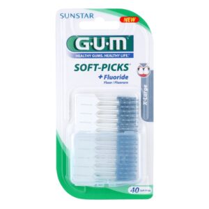 G.U.M Soft-Picks +Fluoride scobitoare X-Large 40 buc-ro