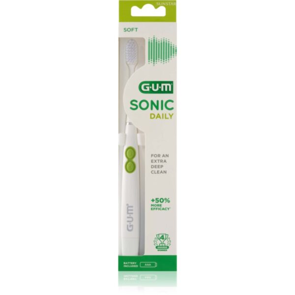 G.U.M Sonic Daily periuta de dinti cu ultrasunete White 1 buc-ro