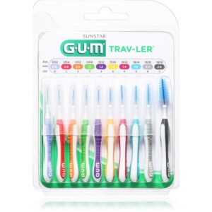 G.U.M Trav-Ler Multi perie interdentara 10 buc-Țena