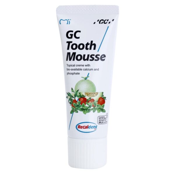 GC Tooth Mousse Crema protectoare de remineralizare pentru dinți sensibili fara flor aroma Melon 35 ml-Țena