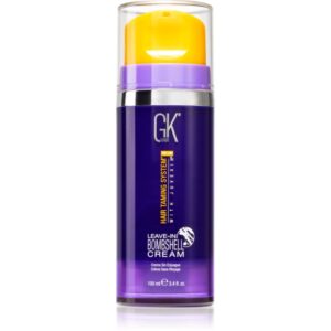 GK Hair Bombshell Leave-In Cream balsam hranitor fara clatire pentru toate nuantele de blond cu pompă 100 ml-Țena