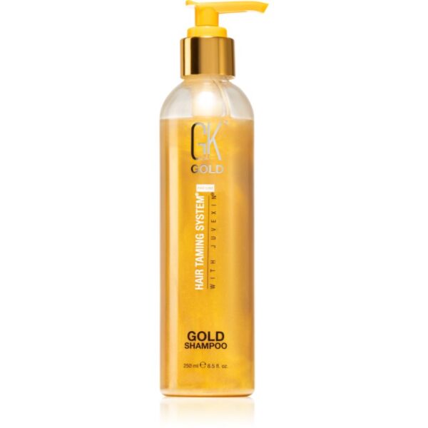 GK Hair Gold Shampoo șampon de protecție și hidratare  cu aloe vera si unt de shea 250 ml-Țena