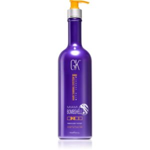 GK Hair Miami Bombshell Taming Blonde Treatment masca cu keratina pentru parul blond cu suvite 710 ml-Țena