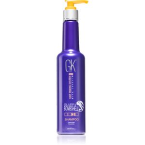GK Hair Silver Bombshell șampon pentru păr blond neutralizarea subtonurilor de alamă 280 ml-Țena