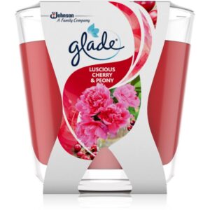 GLADE Luscious Cherry & Peony lumânare parfumată 70 g-ro