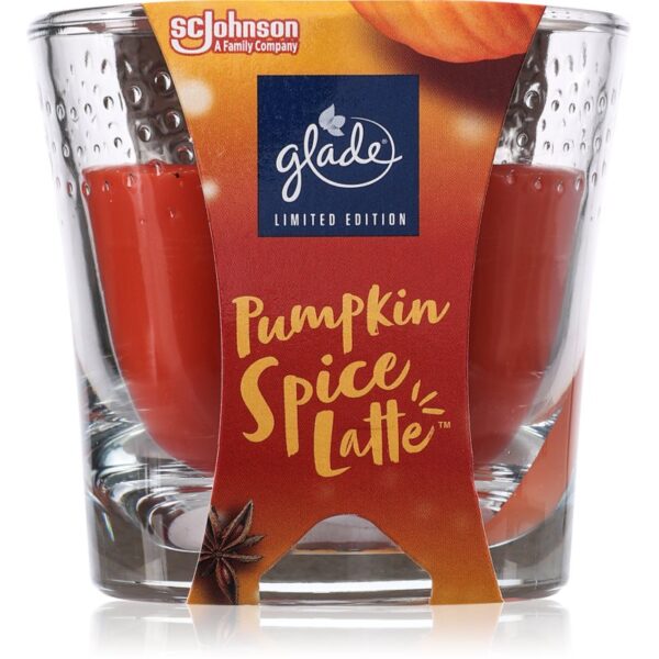 GLADE Pumpkin Spice Latté lumânare parfumată 112 g-ro