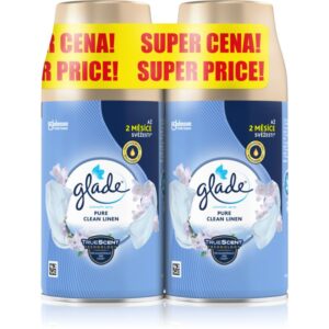 GLADE Pure Clean Linen automat de odorizare a aerului rezervă 2x269 ml-Țena