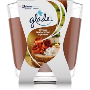 GLADE Sensual Sandalwood & Jasmine lumânare parfumată 70 g-ro